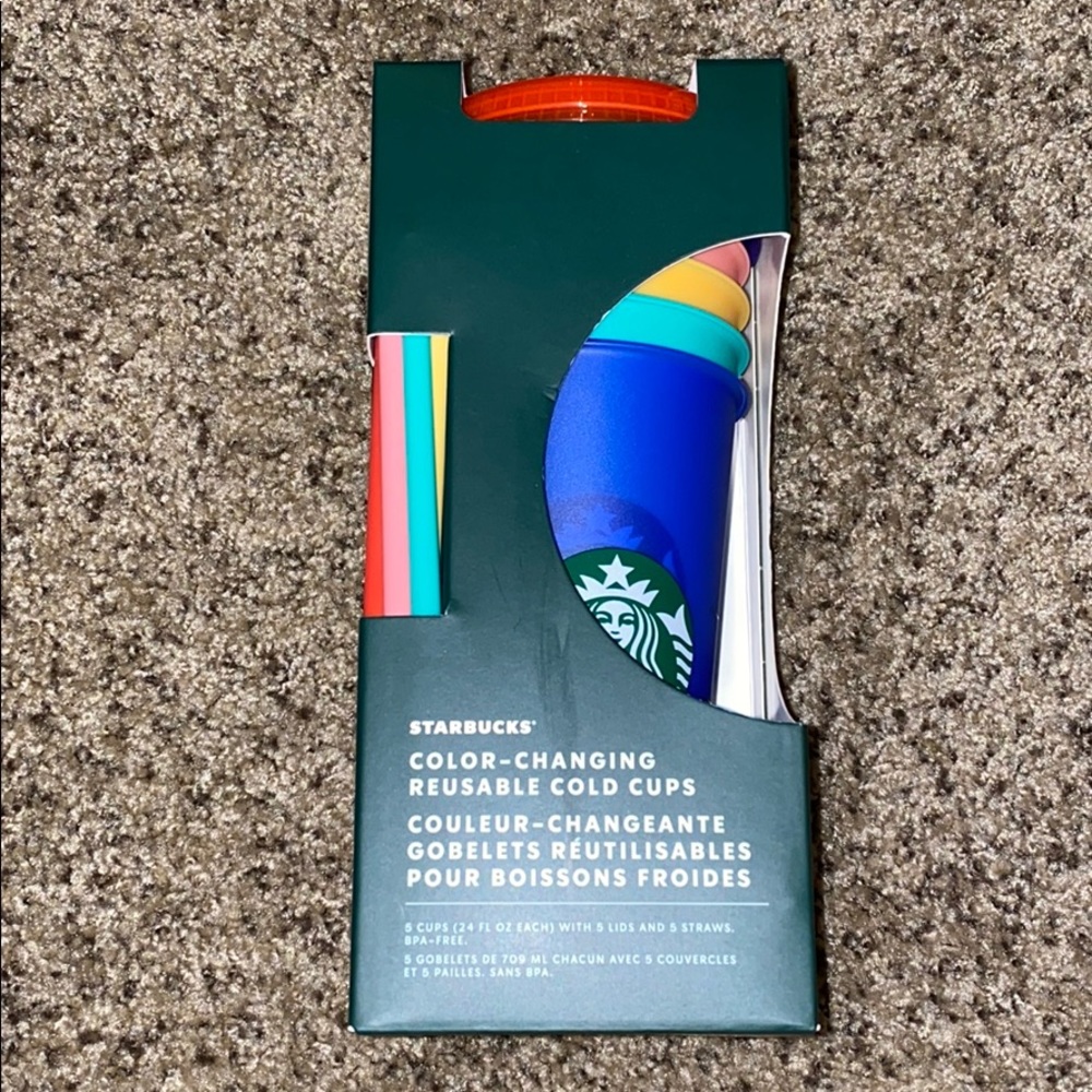 Color-Changing Reusable Cold Cups